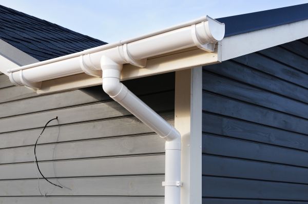 PVC Rain Gutter Installation in Summerville