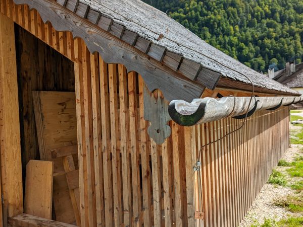 Wood Gutter Installation in Summerville